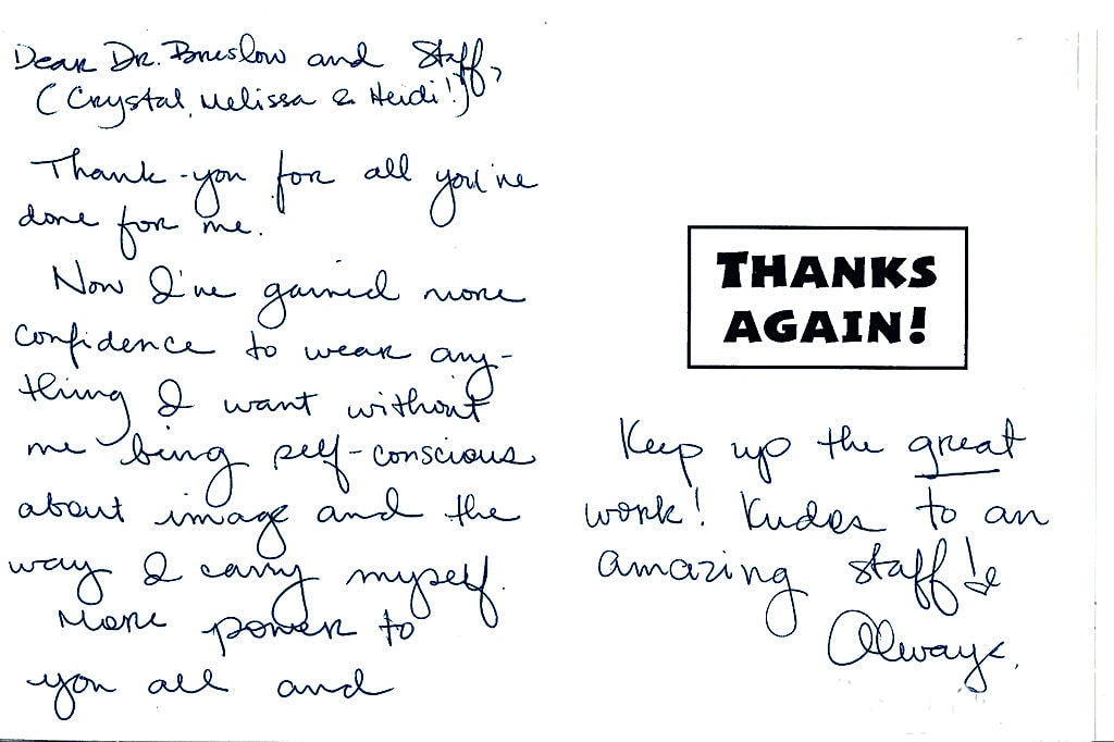 Plastic Surgery Testimonials