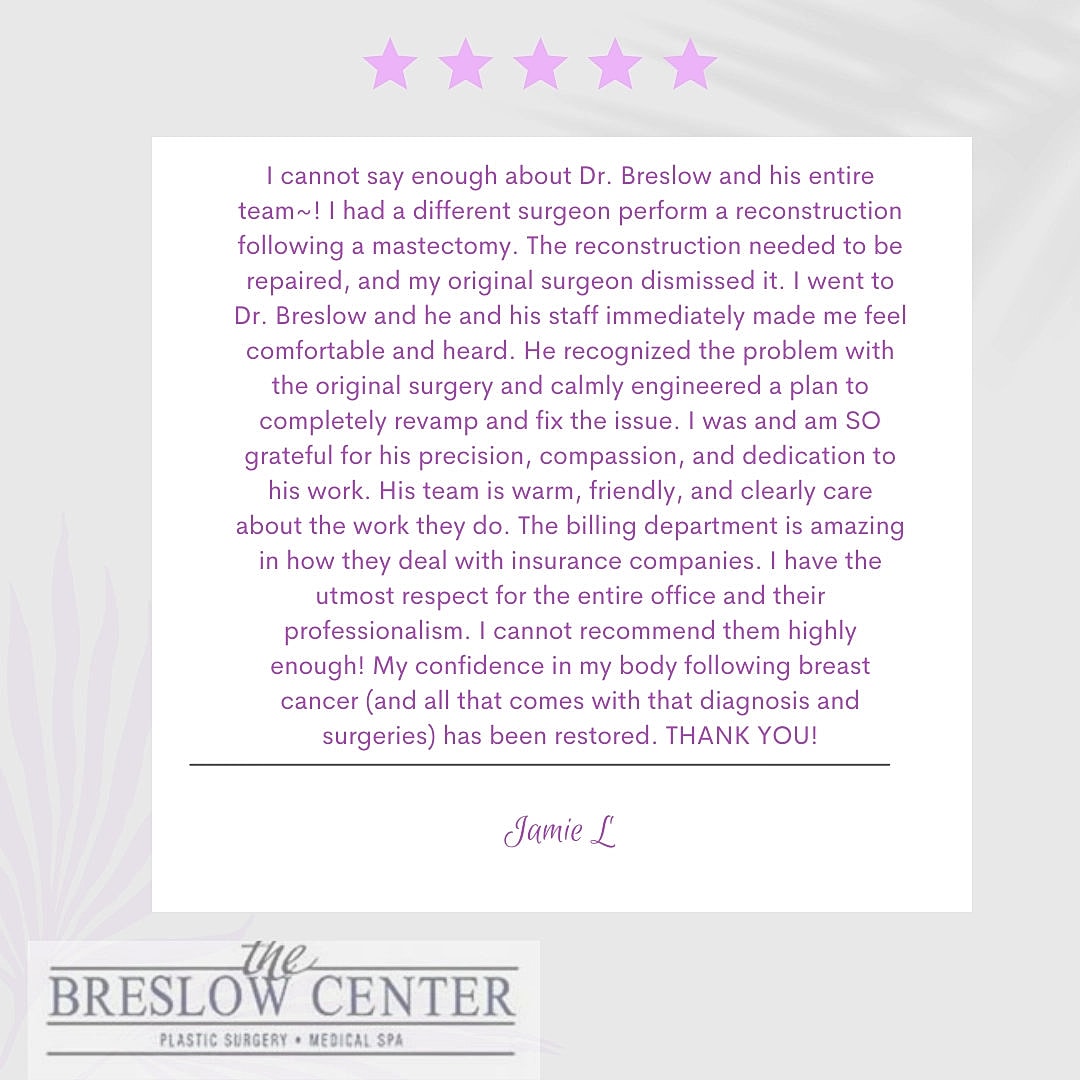 Plastic Surgery Testimonials