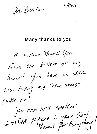 Plastic Surgery Testimonials
